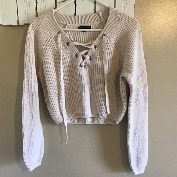 Kendall & Kylie Sweaters - Kendall & Kylie Crop Sweater
